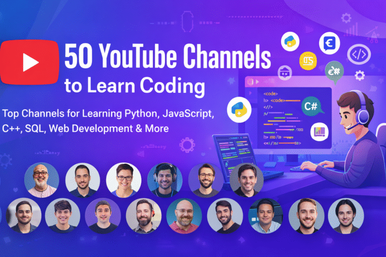 50 Best YouTube Channels to Learn Coding in 2026 (Free Programming ...